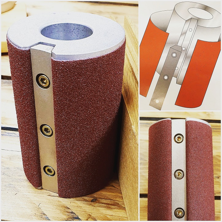 Rullo carteggiatore per Toupie Pagin Utensili